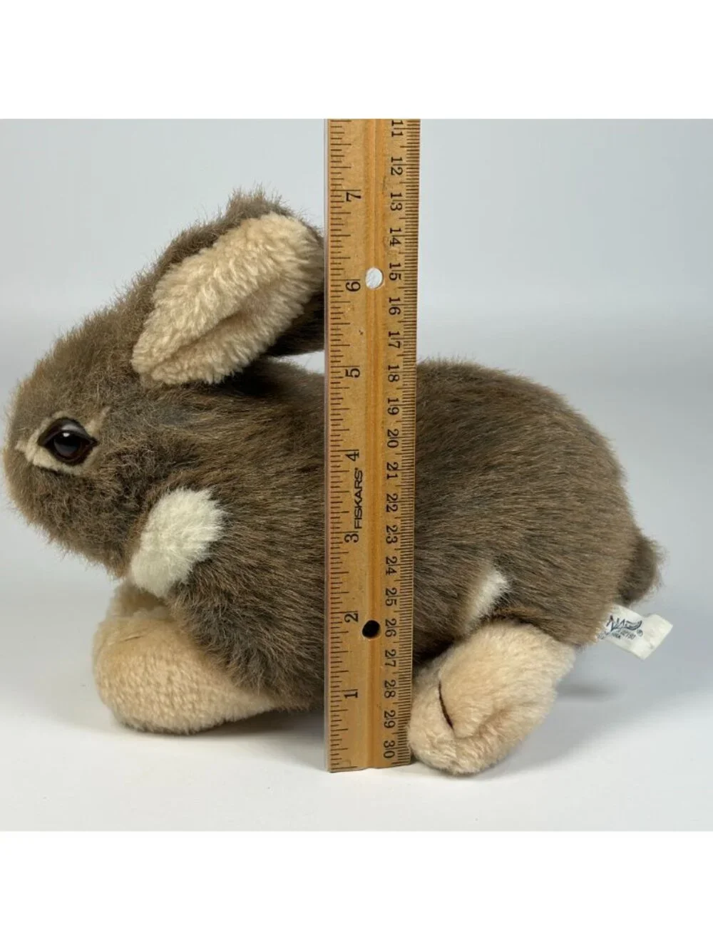 Nanco Cottontail Brown Bunny Rabbit Plush Stuffed Animal Toy 8
